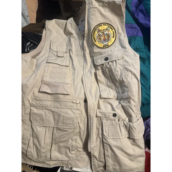 Fox Fire Ultimate Vest Mens Large Hiking Fishing Hunting Cargo Pockets - Picture 1 of 7